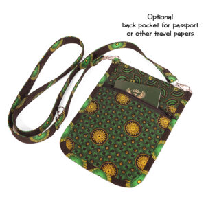 Shweshwe Essential Crossbody Phone Slingbag – Supporter - Three