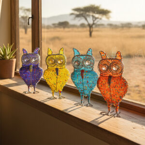 Beaded Wire Owlet