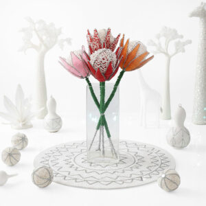 Beaded Wire Protea – A Celebration of South African Beauty