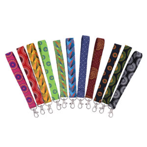 Shweshwe Wristlet (Key Fob)